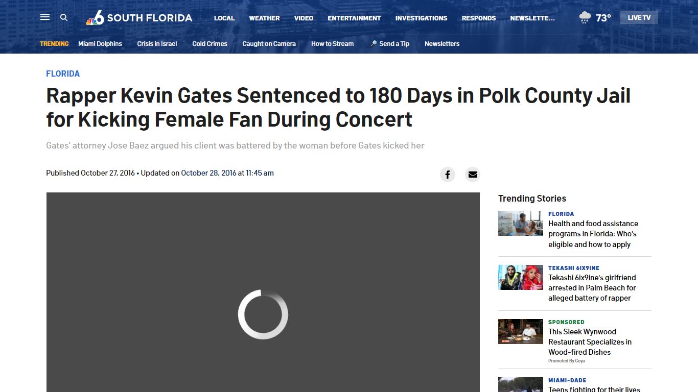 Rapper Kevin Gates Sentenced to 180 Days in Polk County Jail for ...