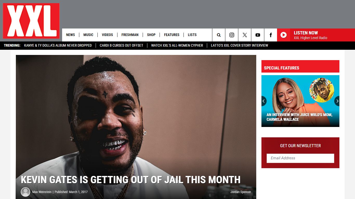 Kevin Gates Is Getting Out of Jail This Month - XXL - XXL Mag